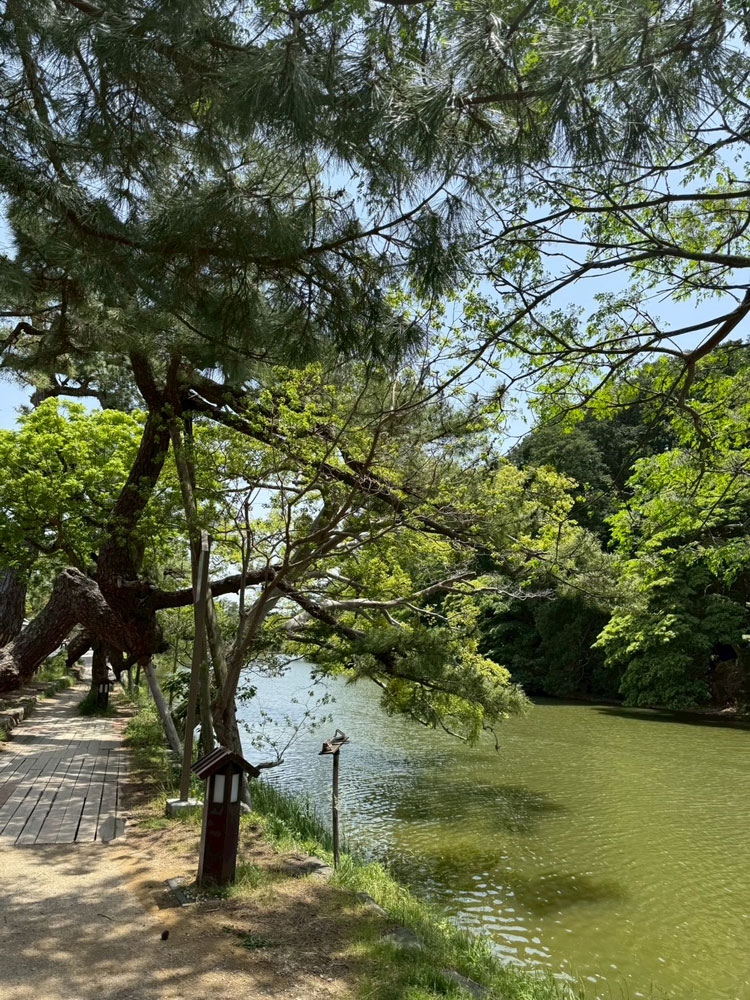 松江城武家屋敷前