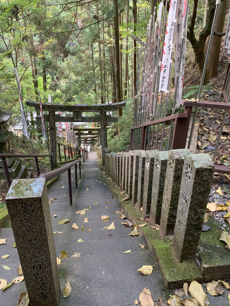 吉野の脳天大神の階段